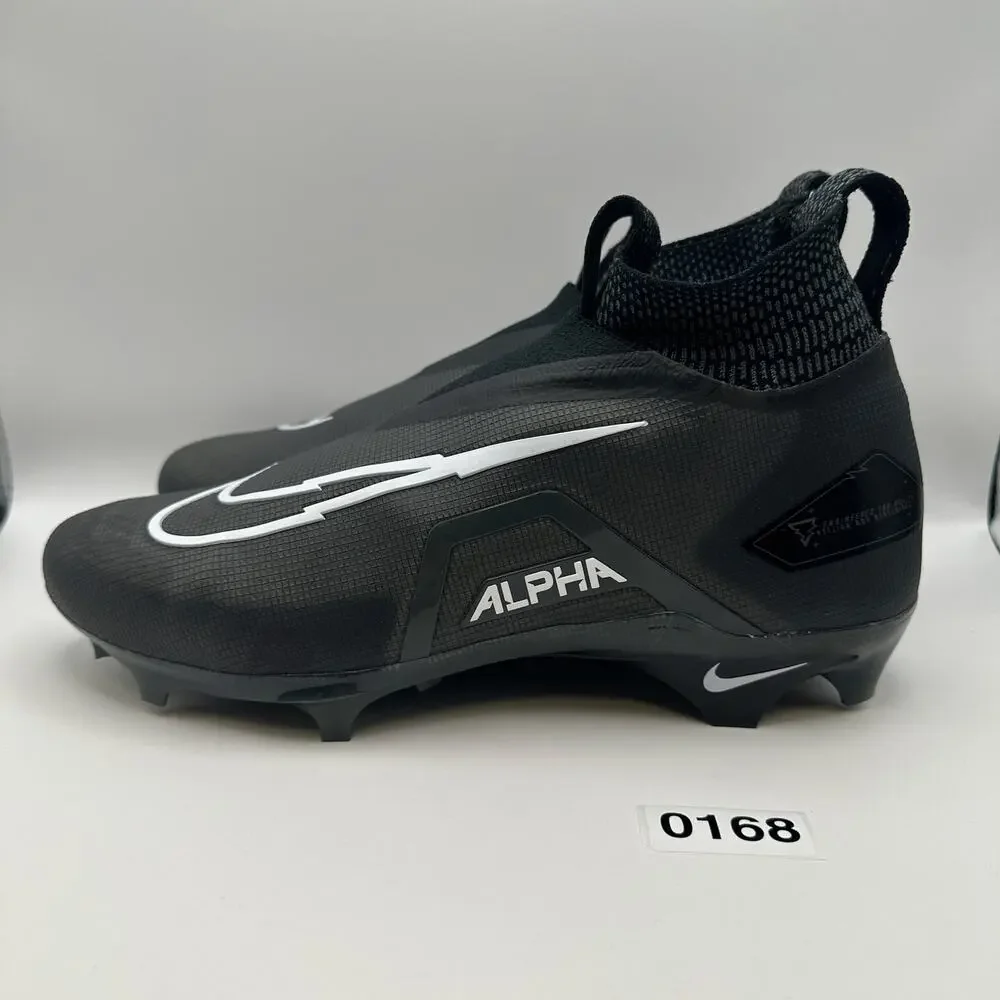 NIKE Men's 9.5 Alpha Menace ELITE 3 Football Cleats Black DM1792-004